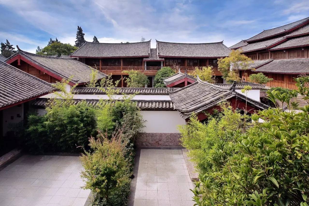 新中式建筑，安縵中式酒店