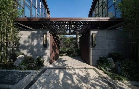 100個(gè)新中式入口，中國(guó)新中式建筑的精髓