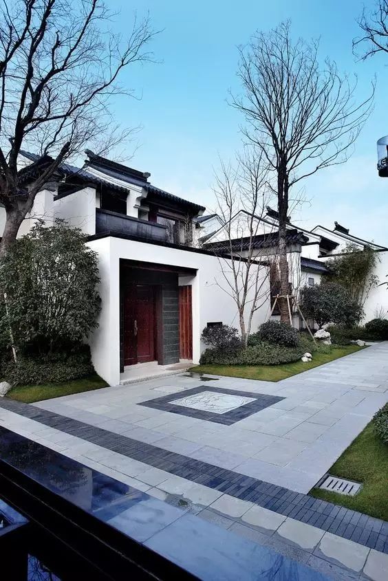 100個(gè)新中式入口，中國(guó)新中式建筑的精髓
