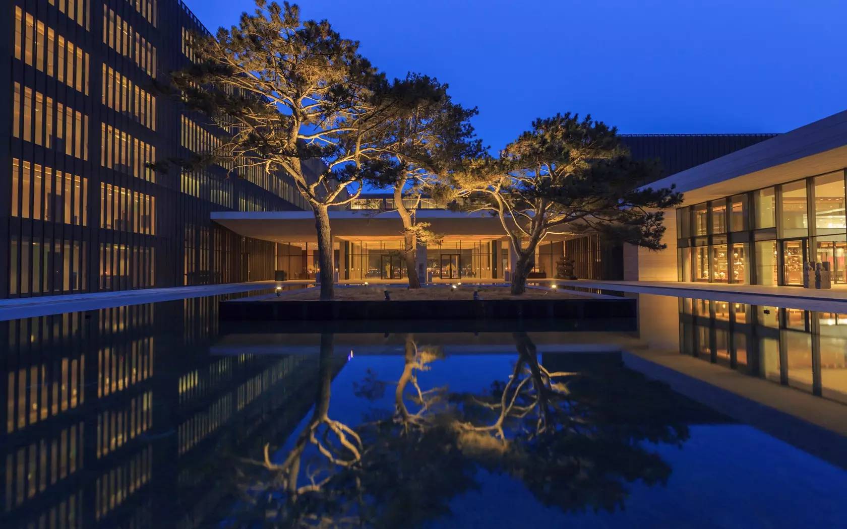 新中式建筑，涵碧樓中式酒店