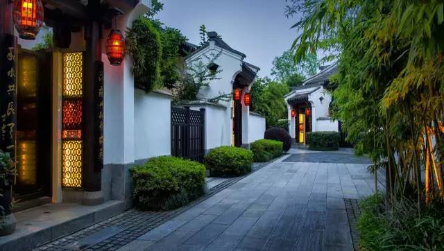 新中式建筑，悅榕莊中式酒店
