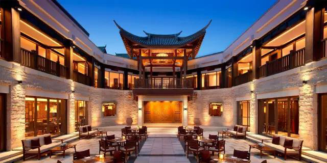 新中式建筑，悅榕莊中式酒店