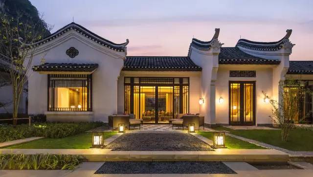新中式建筑，悅榕莊中式酒店