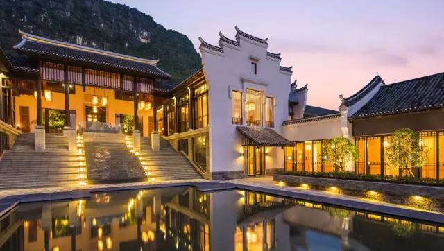 新中式建筑，悅榕莊中式酒店