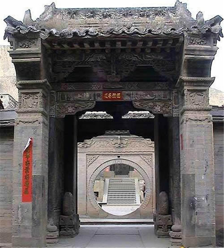 古建筑中國(guó)風(fēng)精致古門(mén)欣賞