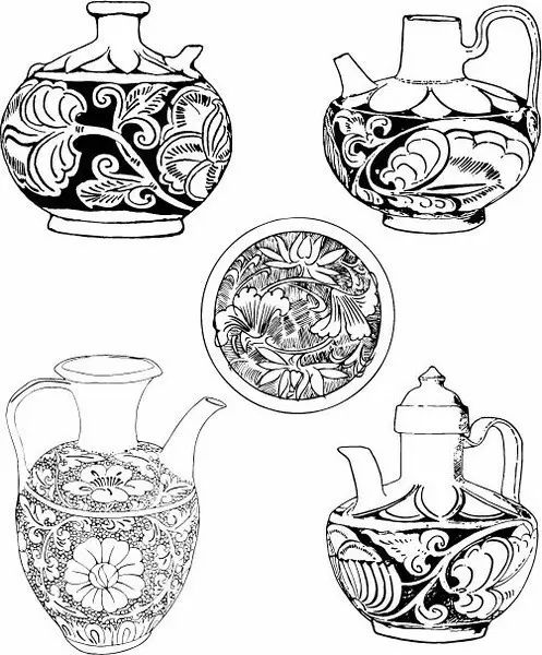 青花瓷素材圖案欣賞，中國傳統(tǒng)藝術(shù)就是這么美