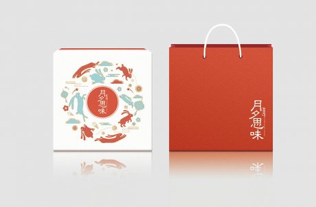 中秋月餅禮盒設(shè)計(jì)，唯美中國(guó)風(fēng)食品包裝設(shè)計(jì)