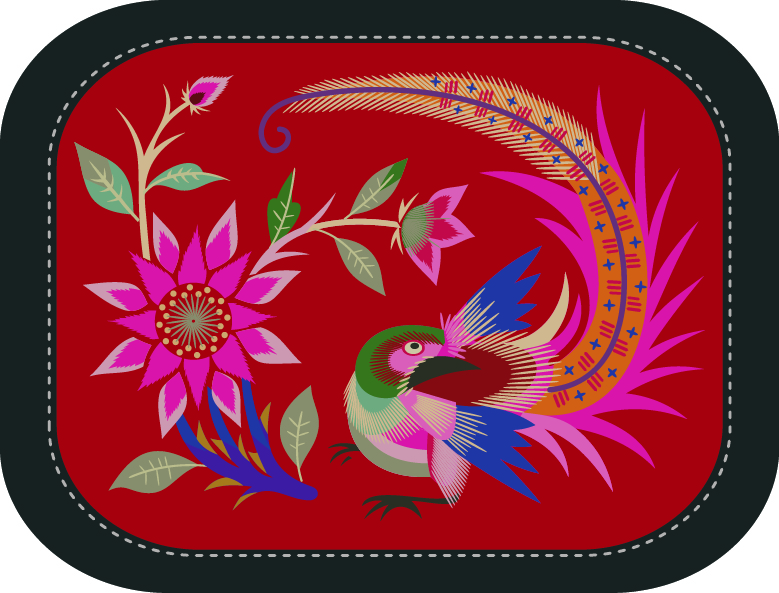 精美的鳥語(yǔ)花香系列刺繡圖案