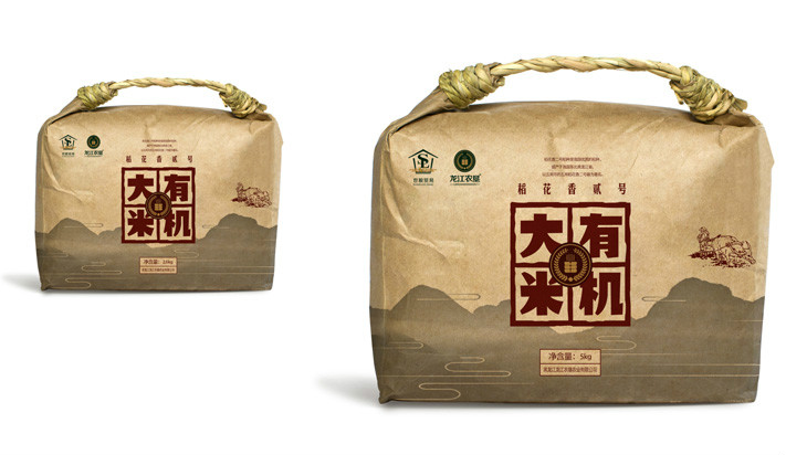 中國(guó)風(fēng)元素五谷雜糧包裝設(shè)計(jì)