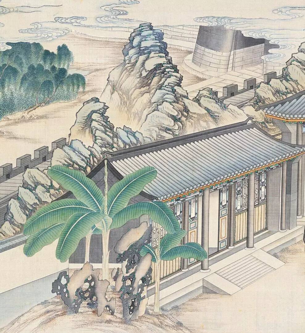 庭院深深，佳人依在