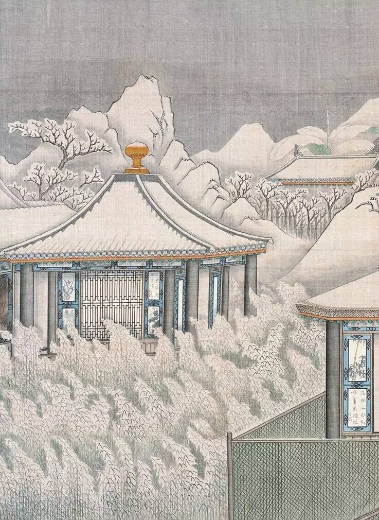 庭院深深，佳人依在