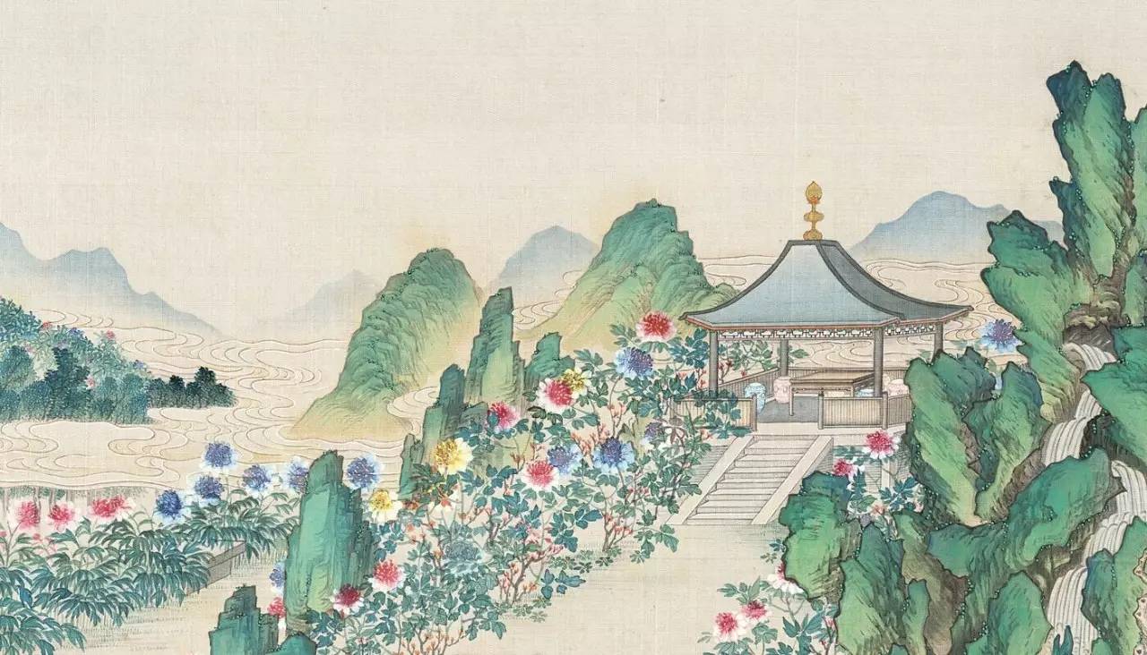 庭院深深，佳人依在