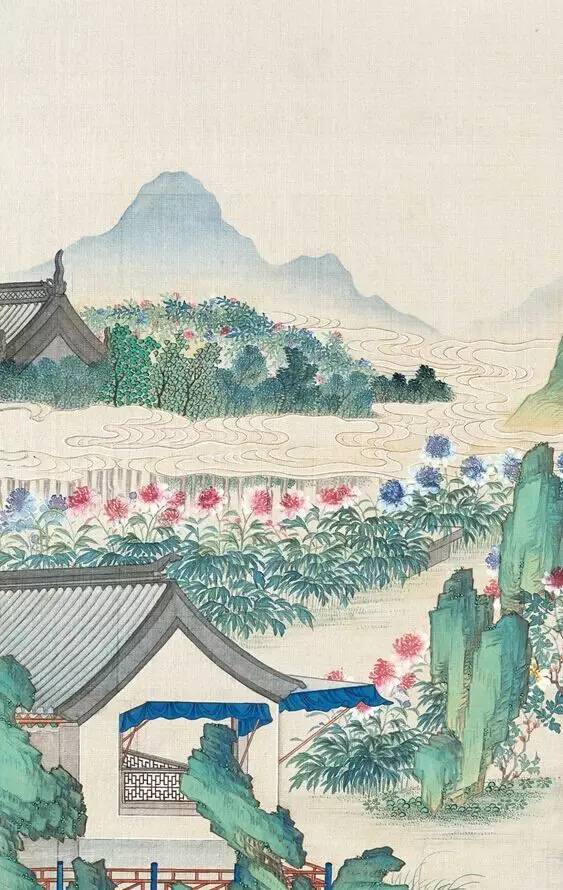 庭院深深，佳人依在