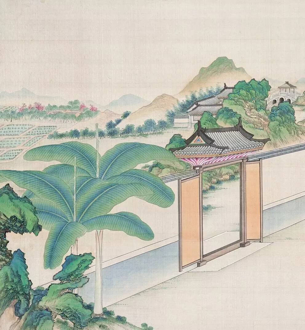 庭院深深，佳人依在