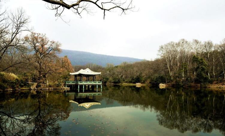 南京中山陵水榭風光