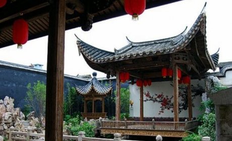 福州三坊七巷，衣錦坊水榭戲臺