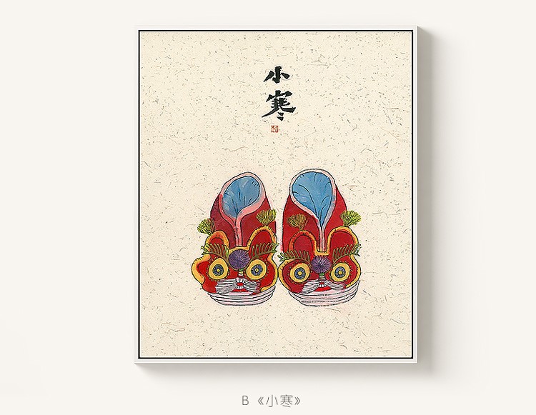 四款中國(guó)風(fēng)元素藝術(shù)裝飾畫