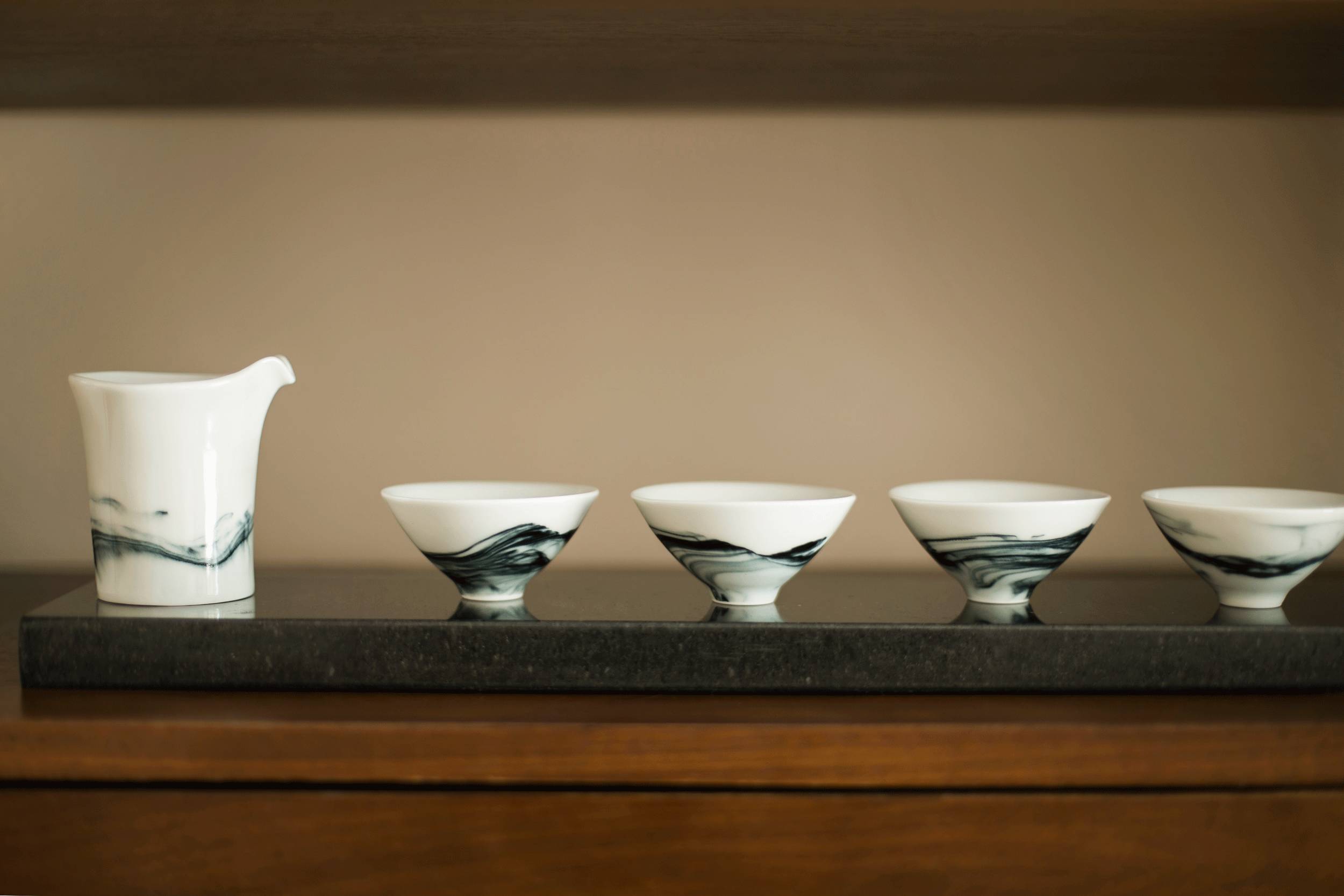 茶·時(shí)光的故事，290㎡典雅新中式裝修設(shè)計(jì)