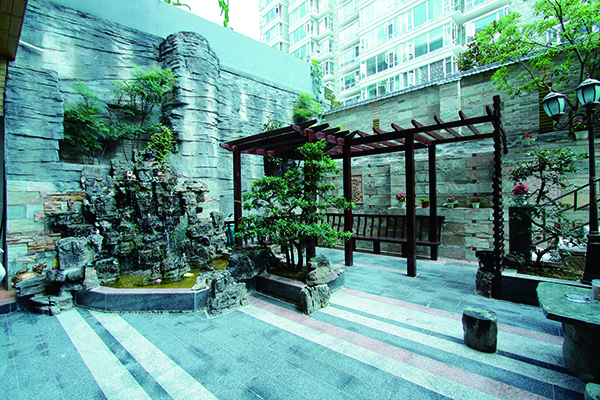 中天花園，簡約新中式家裝別墅樣板房