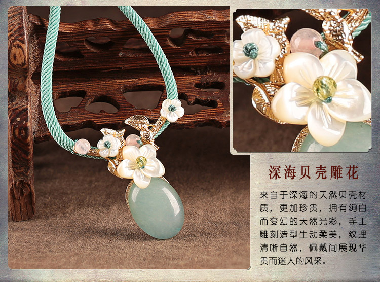 復(fù)古小清新項(xiàng)鏈：簡約脫俗森洗首飾