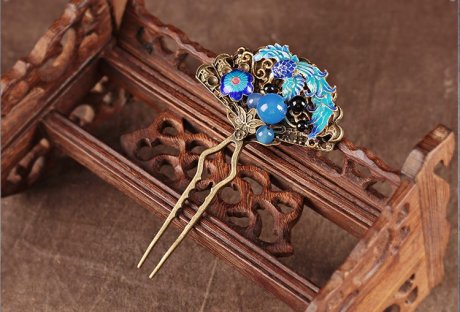 夜鸞芳幽發(fā)簪，一抹浪漫的藍(lán)!