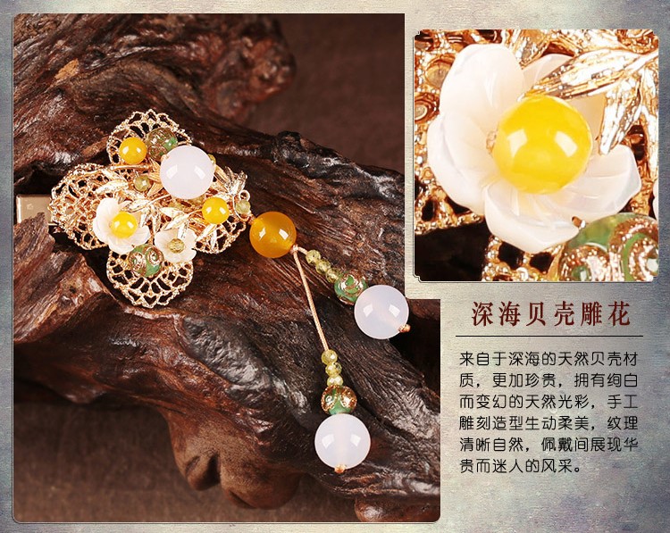 沐陽古粉發(fā)夾，向著陽光生長(zhǎng)！
