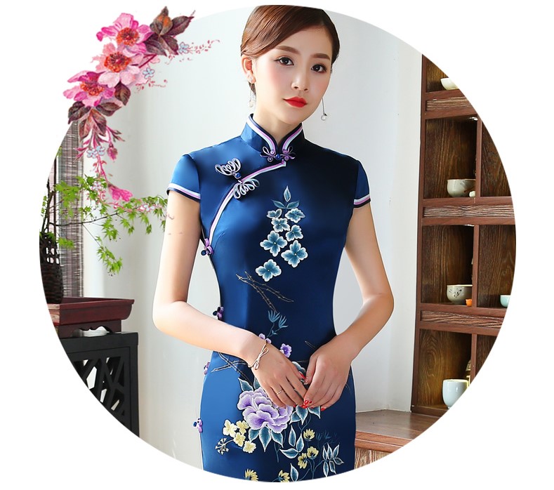 古典氣息繡花旗袍，繡出精致視覺(jué)!