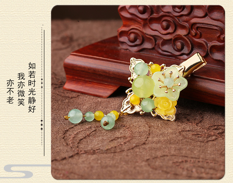 小清新復(fù)古頭飾，淑女氣質(zhì)發(fā)夾頭飾