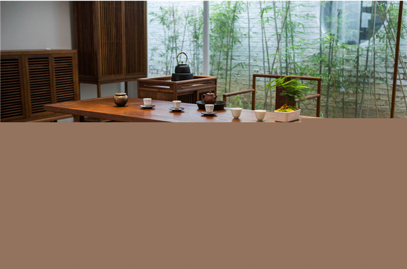 明清古典中式簡(jiǎn)約實(shí)木茶桌