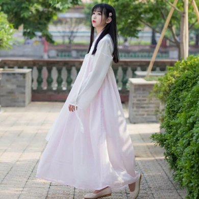 飄逸清新淡雅漢服，中國風襦裙廣袖流仙裙
