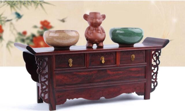 紅酸枝木家具，微縮家具案桌