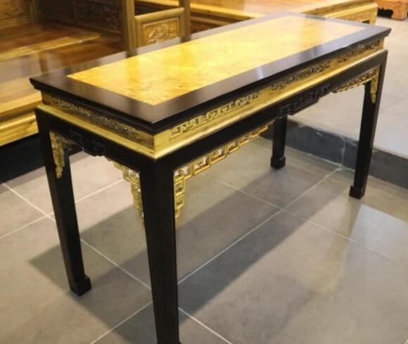 金絲楠木條案，仿古案臺(tái)