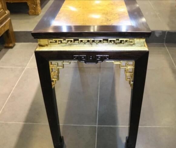 金絲楠木條案，仿古案臺(tái)