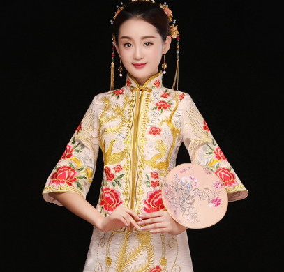 中式秀禾禮服，復古潮流新娘禮服