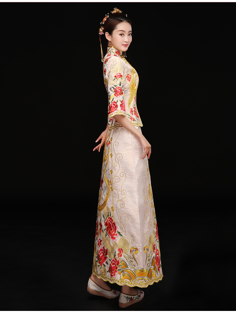中式秀禾禮服，復(fù)古潮流新娘禮服