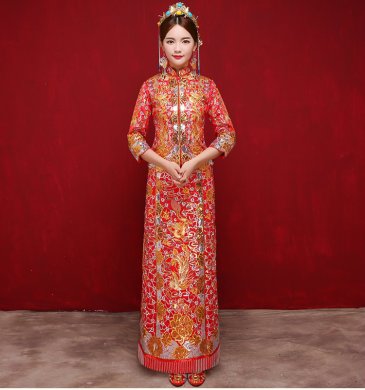 中國風時尚中式禮服，唯美時尚新娘禮服