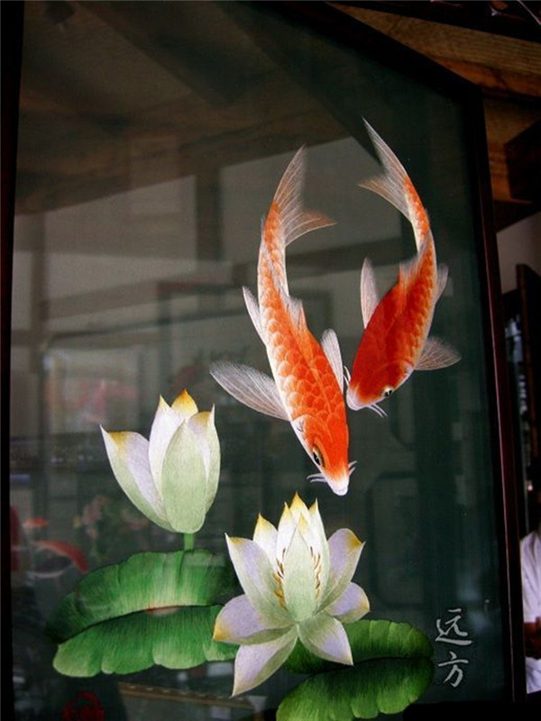 蜀繡大師——孟德芝，作品欣賞