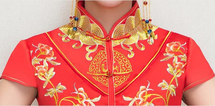 中國風(fēng)新娘禮服中式婚禮禮服圖片
