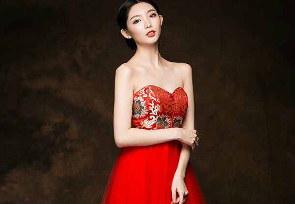 中國風(fēng)古典禮服中式婚禮禮服