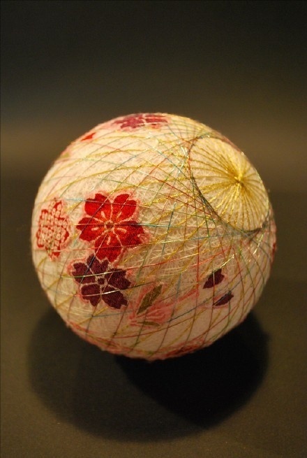 精美的手工手鞠球工藝品，絲線纏繞的藝術(shù)品！
