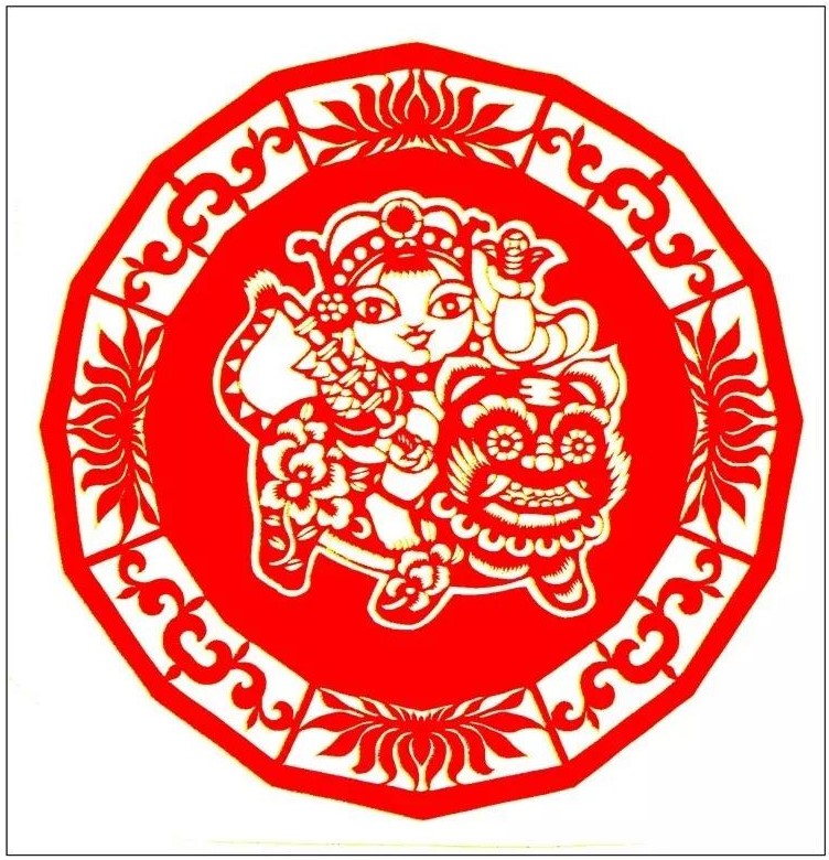 寅——賞“虎”剪紙，23張虎剪紙圖集