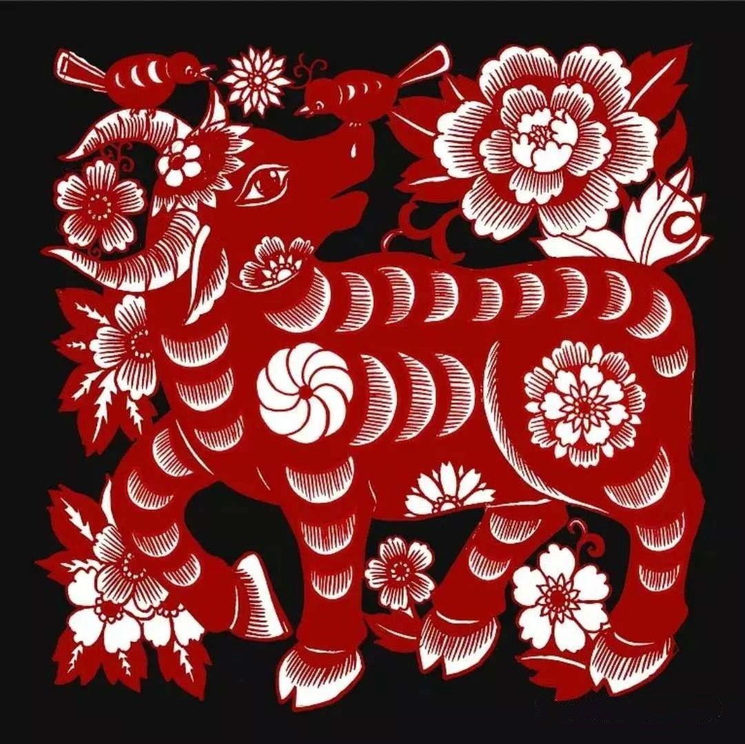 紅與黑的剪紙藝術，曹文峰十二生肖剪紙作品