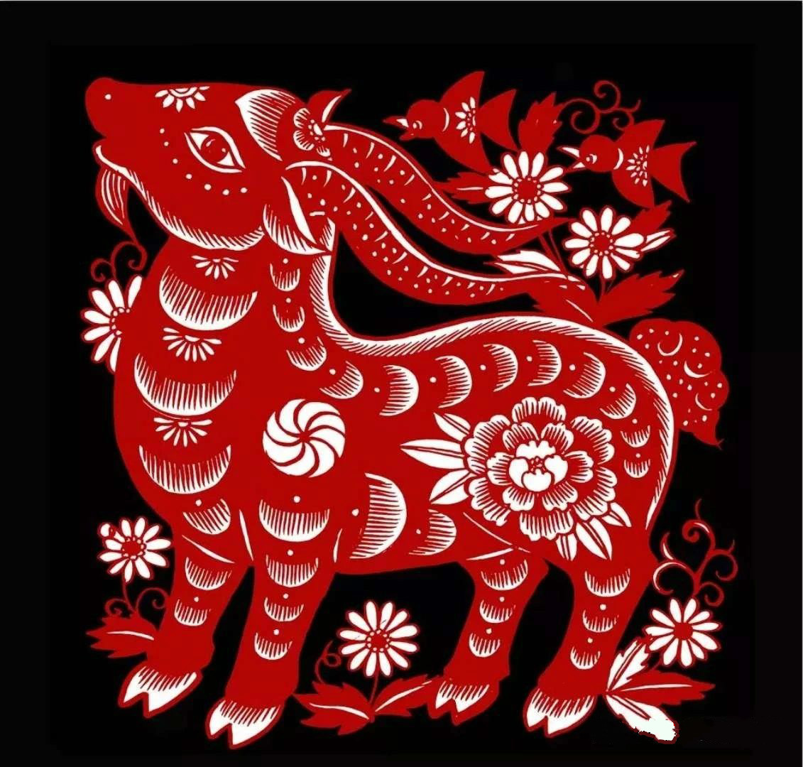 紅與黑的剪紙藝術，曹文峰十二生肖剪紙作品