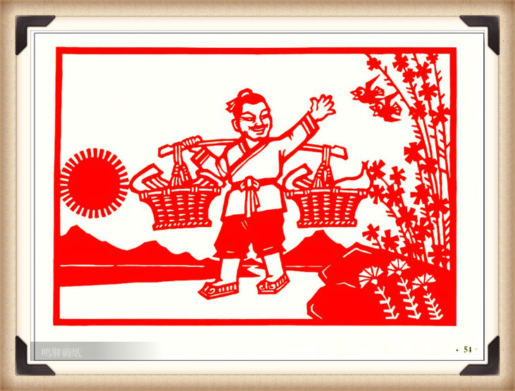 斗狼記剪紙藝術(shù)，高清剪紙連環(huán)畫(huà)圖集（54張）
