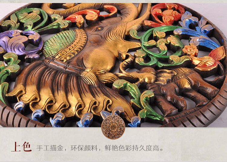 泰式雕刻，柚木雅致精美木雕