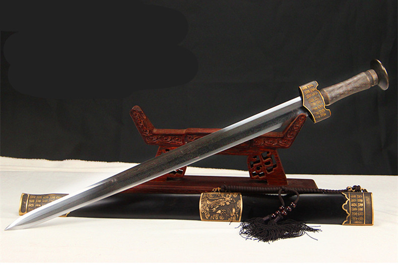 佰壽劍老人祝壽禮品，短劍手工藝術(shù)品