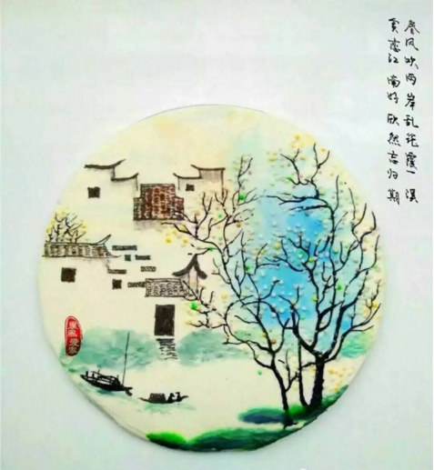 彩繪圖片，彩繪蛋糕