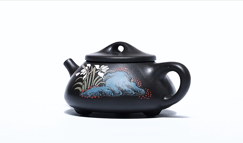 石瓢手工紫砂壺，精致典雅紫砂壺