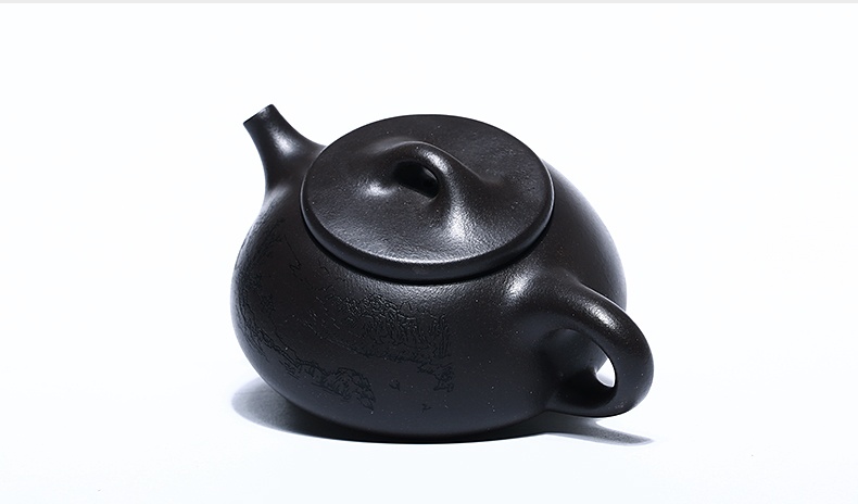 石瓢手工紫砂壺，精致典雅紫砂壺