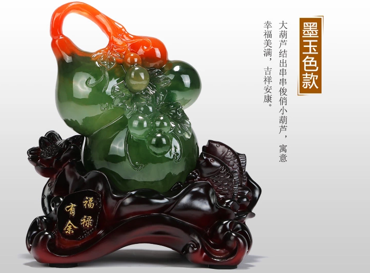 招財(cái)葫蘆工藝品，手工復(fù)古葫蘆擺件
